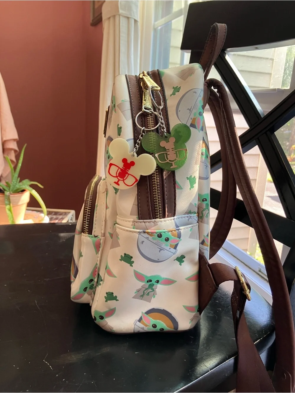 Loungefly Beige Baby Yoda (The Child) Kids Mini Backpack